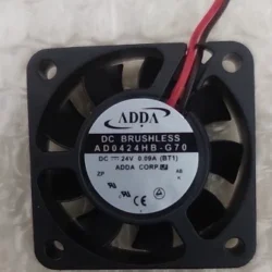 ADDA Fan AD0424HB-G70 Axial Fan DC 24V 0.09A 40*40*10MM 2-Wires Cooling Fan