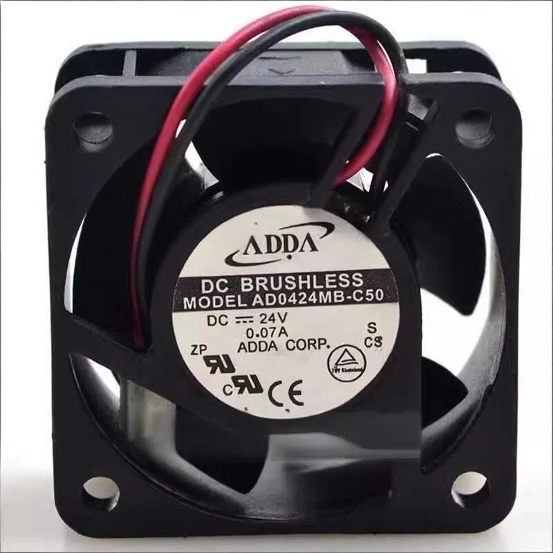 ADDA fan AD0424MB-C50 DC 24V 0.07A 40*40*20mm 2pin 6900RPM Inverter cooling fan 1 AD0424MB C50 1768542247915
