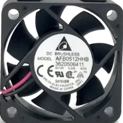 Delta AFB0512HHB DC12V 0.20A 50*15MM Computer /server case cooling fan BRUSHLESS