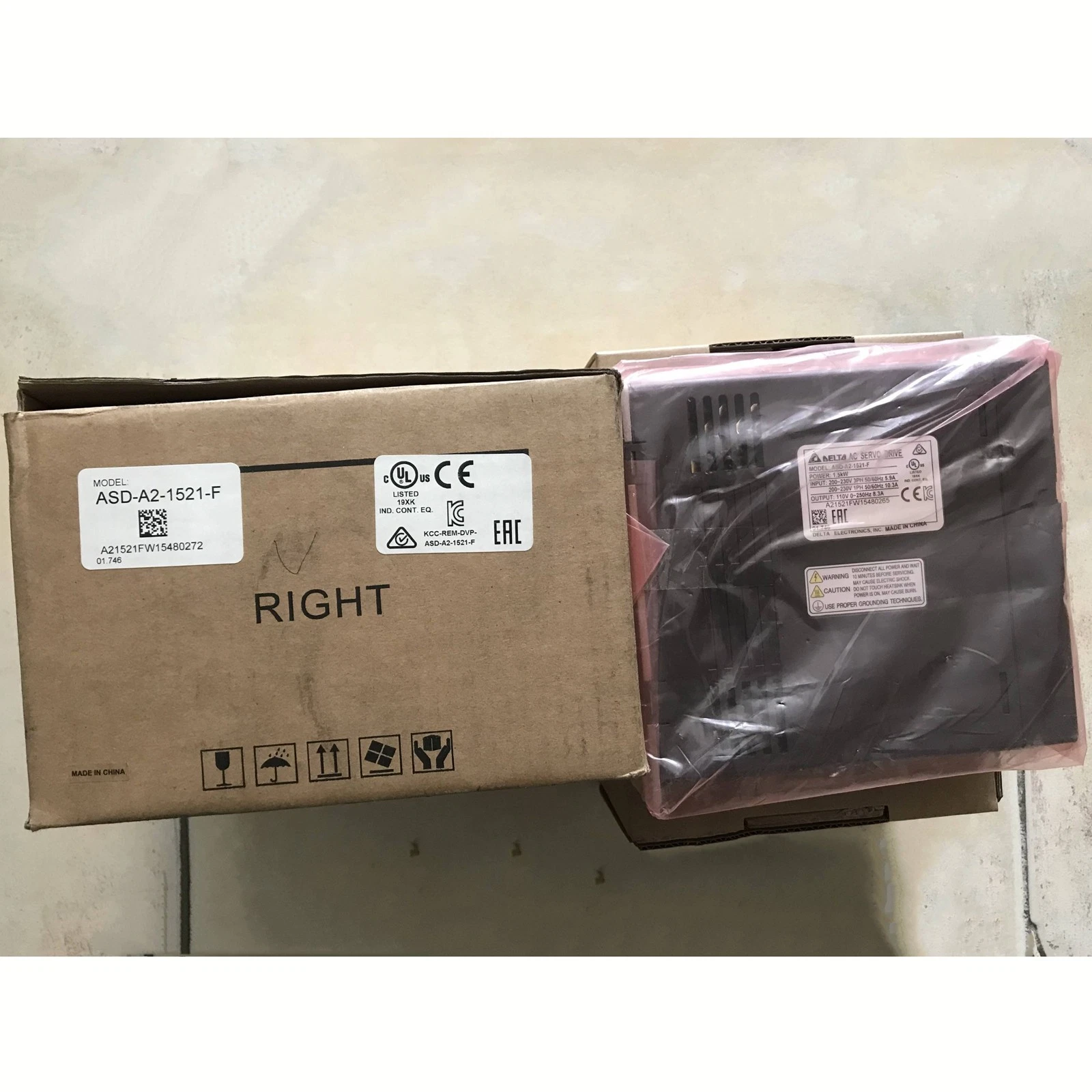 DELTA Servo Drive ASD-A2-1521-F 1 ASD A2 1521 F 1766129542872