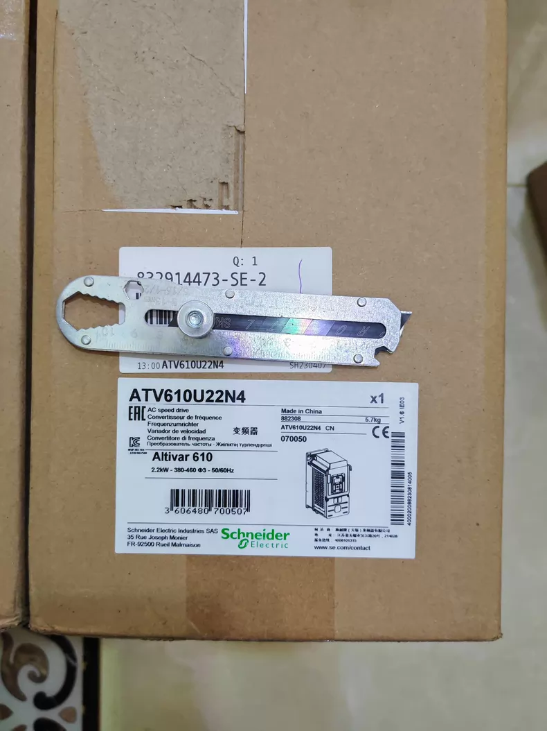 Schneider Electric Frequency Converter ATV610U22N4 1 ATV610U22N4 1772413511222