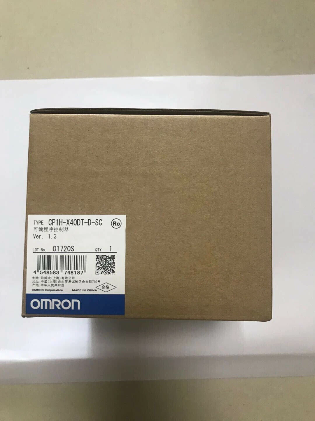 OMRON MODULE CP1H-X40DT-D-SC 1 CP1H X40DT D SC 1771904909304