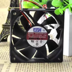 For AVC DA07020R12H DC 12V 0.33A 70*70*20MM 3pin Server/ Case Cooling Fan