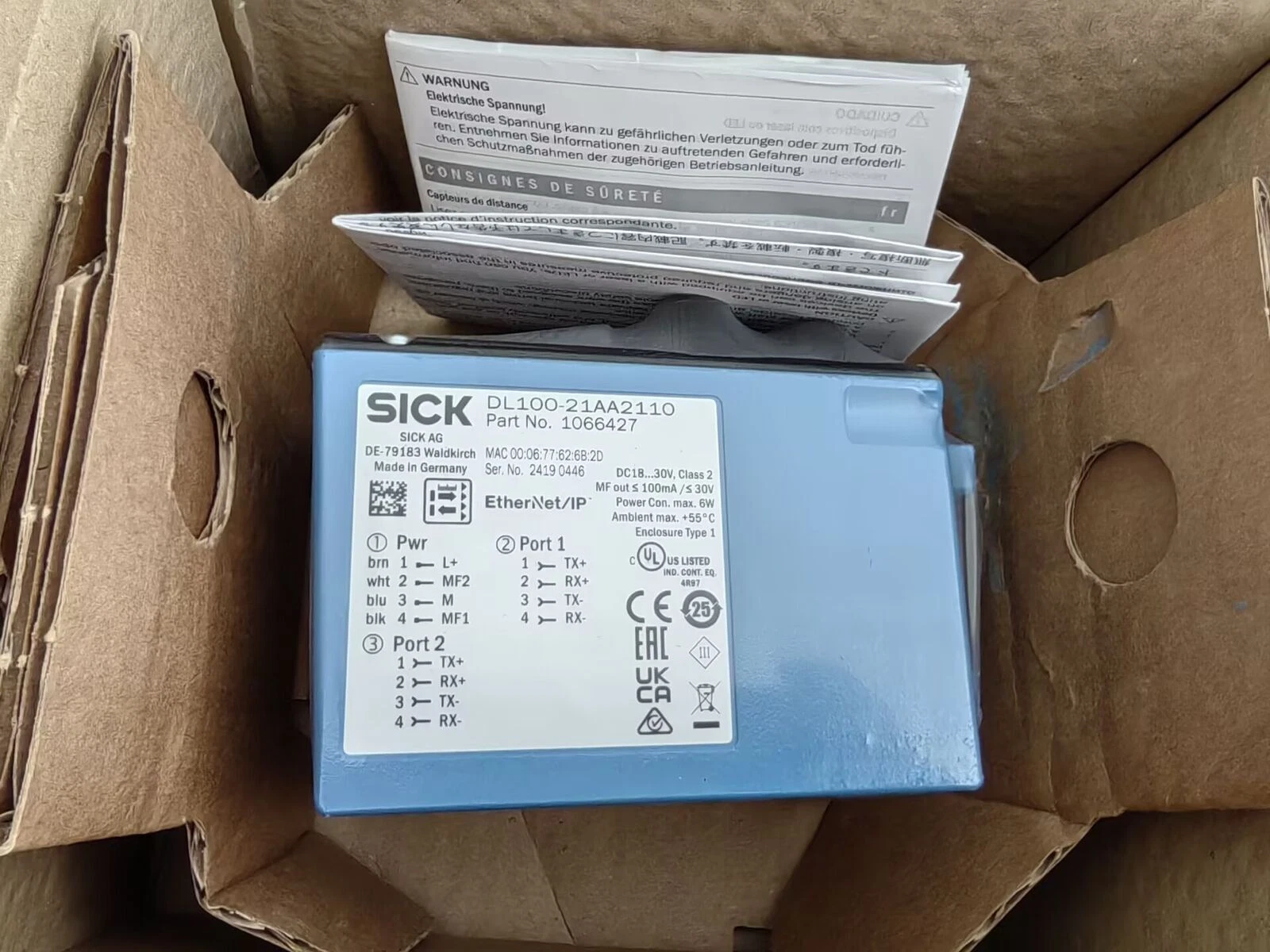 SICK DL100-21AA2110 1066427 Laser Distance Measuring Sensor 1 DL100 21AA2110 1766479273192