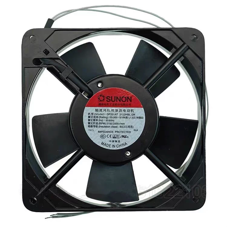 SUNON DP201AT 2122HBL.GN Axial Fan 220/240V 2150RPM 2-Wires Silent Cooling Fan 1 DP201AT 1768372179660