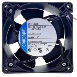 Ebmpapst DV4114/2N Axial Fan DC 24V 0.85A 20.5W 120*120*38MM 2-wire Cooling Fan