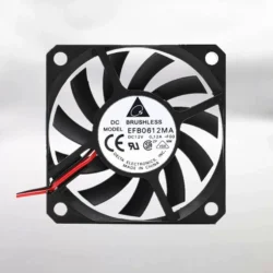 Delta EFB0612MA Case fan 12VDC 0.12A 60*60*10mm CPU Cooling fan 3wires