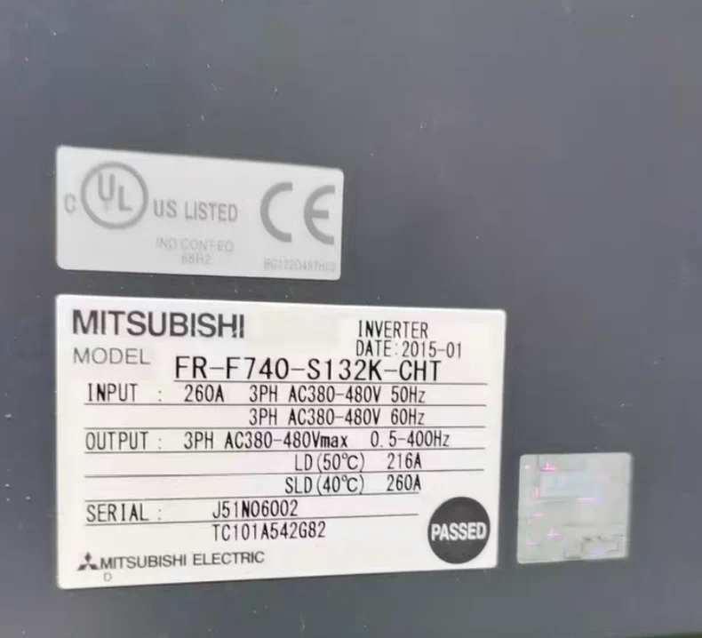 Mitsubishi Inverter FR-F740-S132K-CHT 1 FR F740 S132K CHT 1768879060786