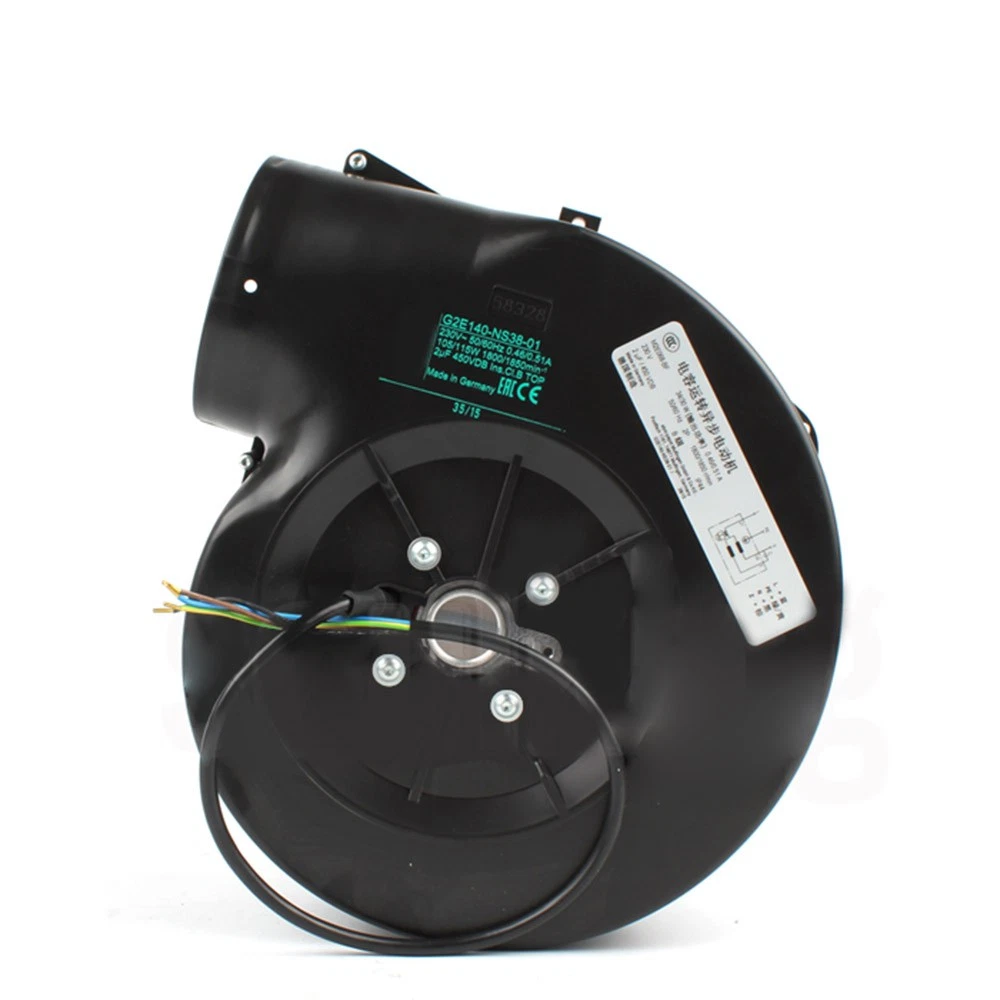 Ebmpapst G2E140-NS38-01 Blower Fan 230V 115W 0.51A Tubo Centrifugal Cooling Fan 1 G2E140 NS38 01 1768362785410