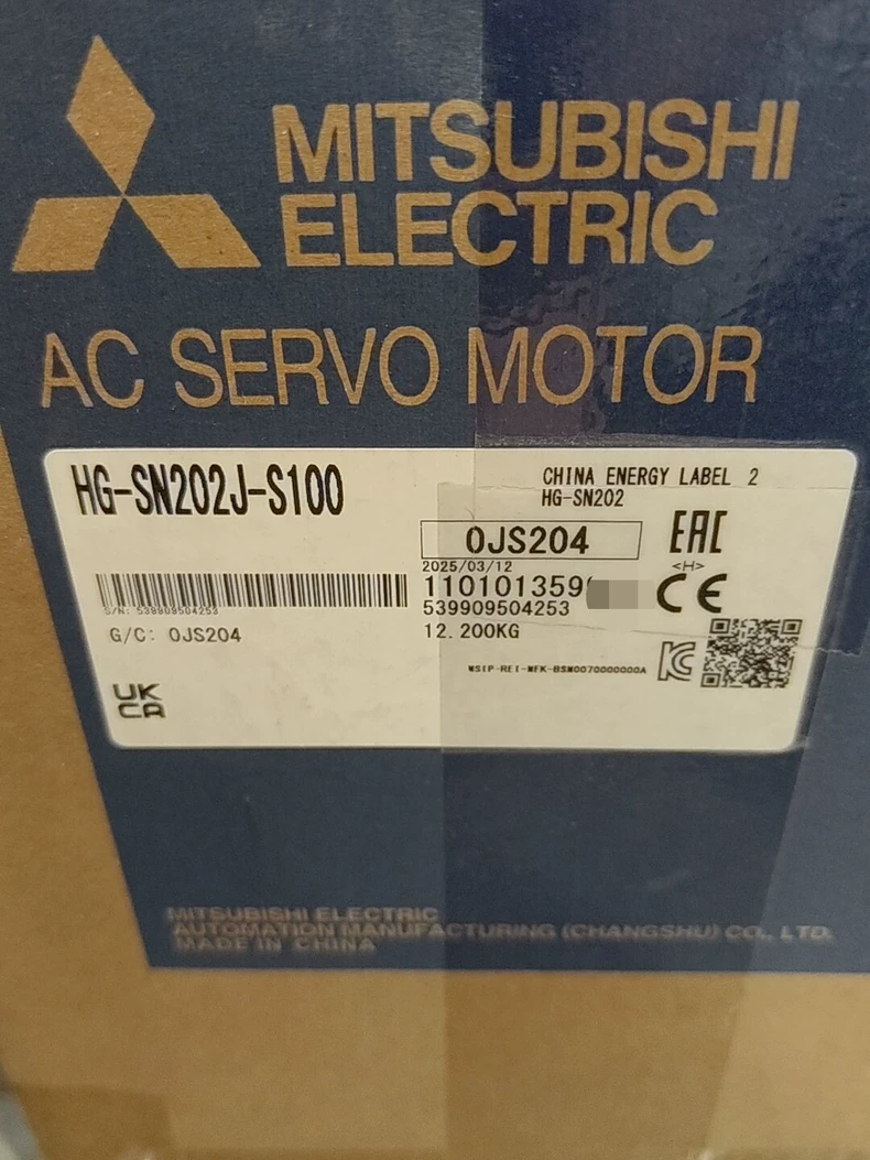 Mitsubishi Servo Motor HG-SN202J-S100 1 HG SN202J S100 1774504335197