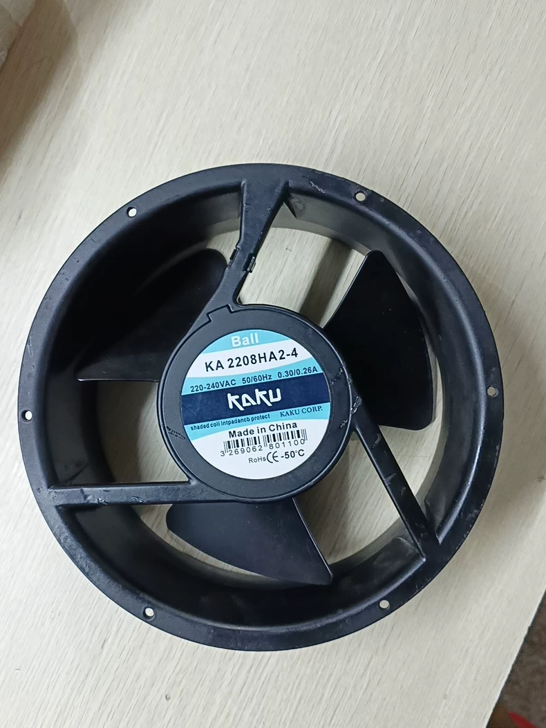 KAKU KA2208HA2-4 Cooling Fan 220V/240V 38W/35W 222x80mm Axial Panel Fan 0.3A/0.26A - High Performance PC Server Fan 1 KA2208HA2 4 1768458388331