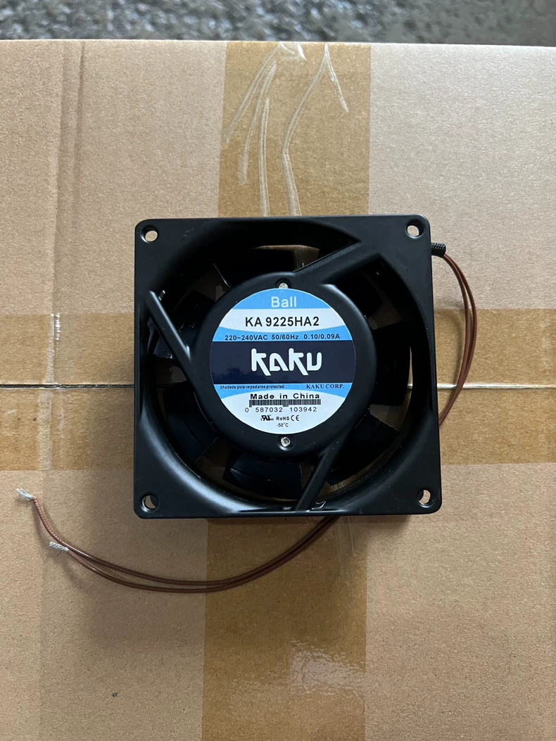 KAKU KA9225HA2 Axial fan 220/240V 0.10/0.09A 92*92*25mm Cooling fan Ball bearing 1 KA9225HA2 1768282517657