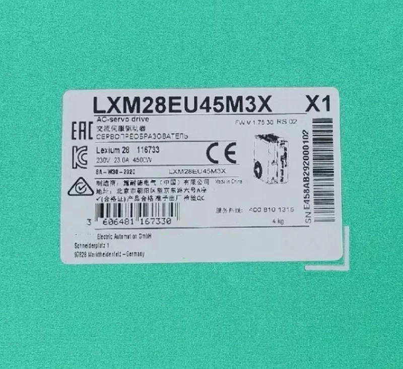 Schneider Servo Drive LXM28EU45M3X 1 LXM28EU45M3X 1769741615235