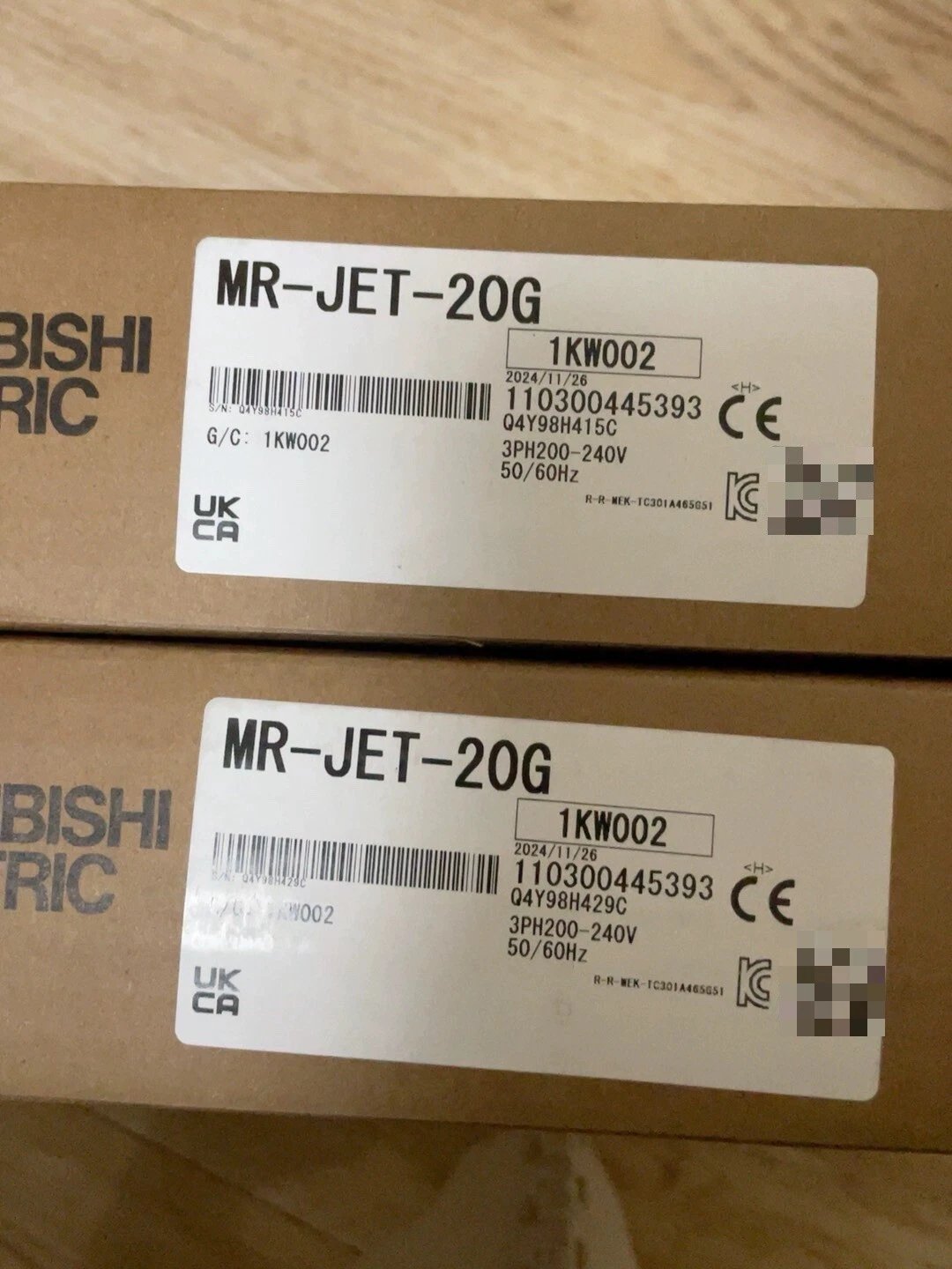 Mitsubishi MR-JET-20G Servo Drive 1 MR JET 20G 1775197321387