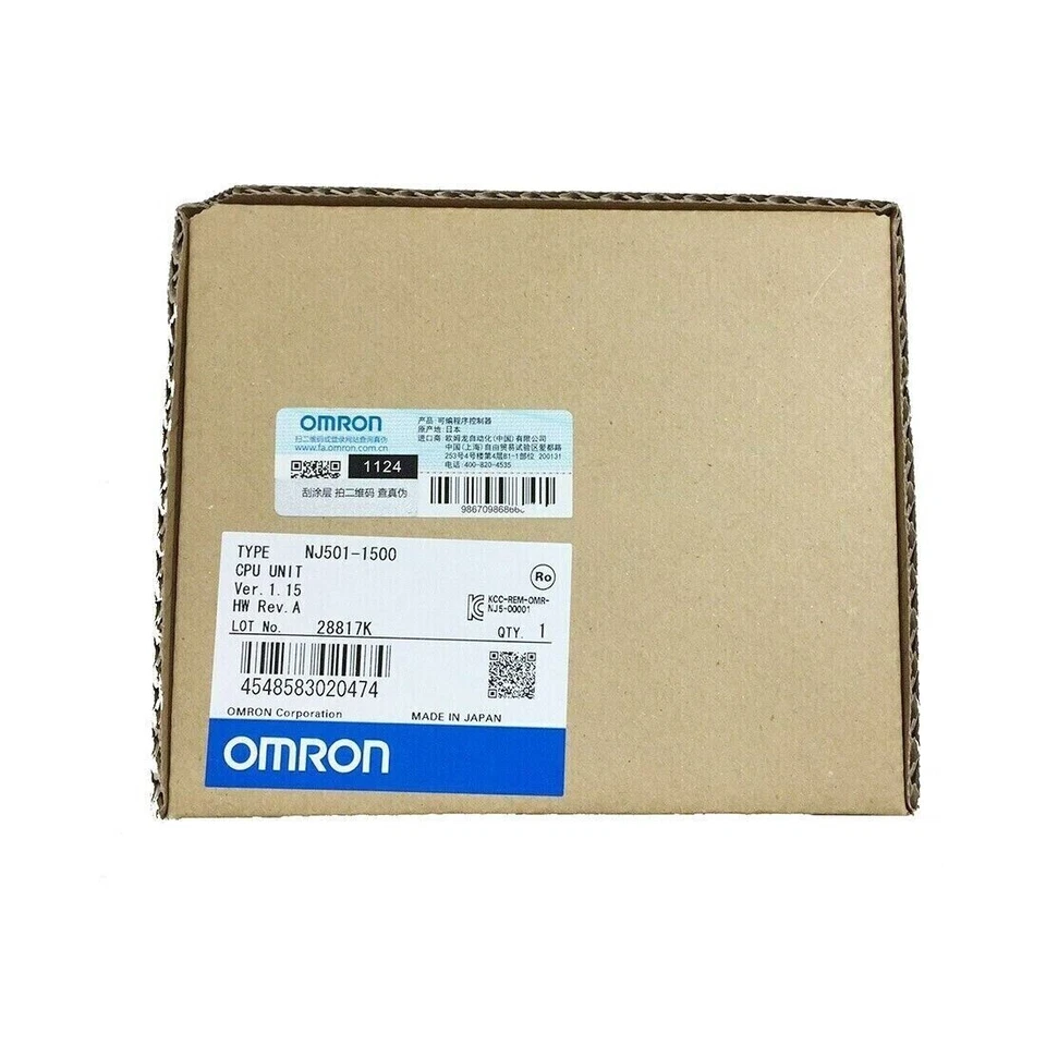 OMRON CPU UNIT MODULE NJ501-1500 1 NJ501 1500 1774321594720
