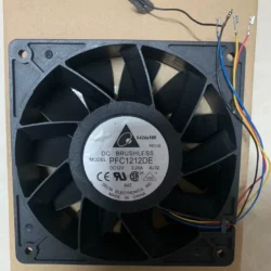 For Delta PFC1212DE DC 12V 4.80A 120*120*38mm 253CFM 4pin Server cooling fan