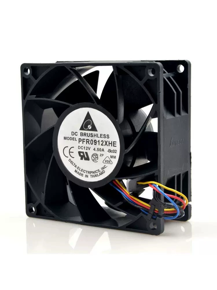 Delta PFR0912XHE Axial Fan DC 12V 4.5A 92*92*38MM 4-Pin Server Case Cooling Fan 1 PFR0912XHE 1768456392118
