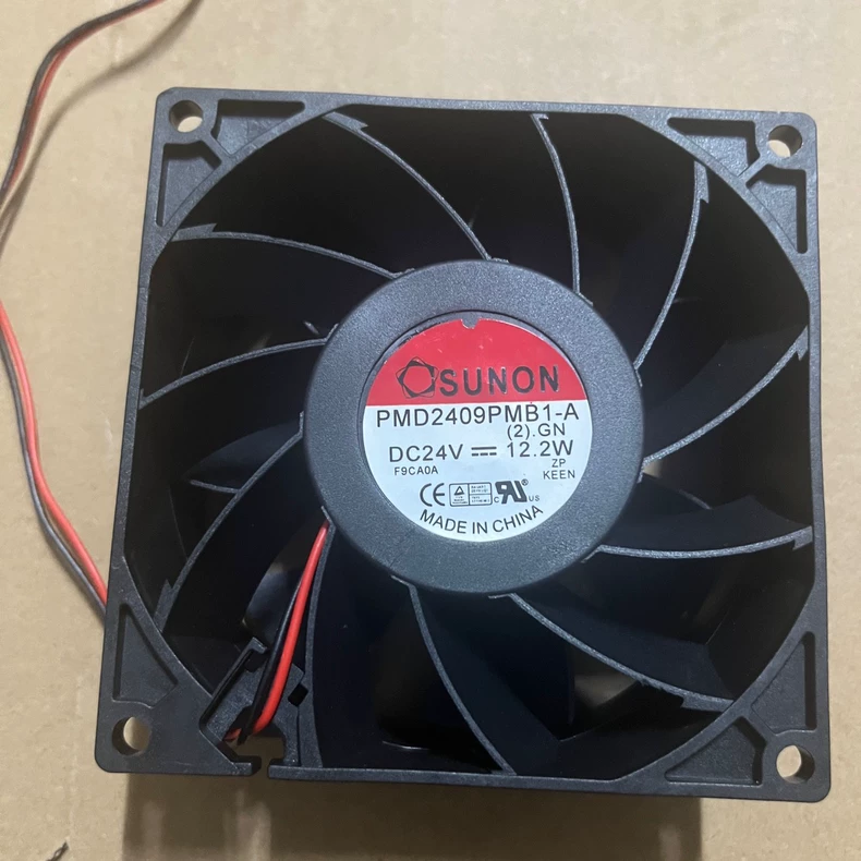 SUNON PMD2409PMB1-A DC 24V 0.51A 12.2W 92x92x38mm For Schneider ATV71 Drive Fan 1 PMD2409PMB1 A 1767862833439