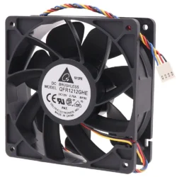 Delta QFR1212GHE DC 12V 2.70A 120*120*38mm 210CFM 4pin For Server Cooling Fan