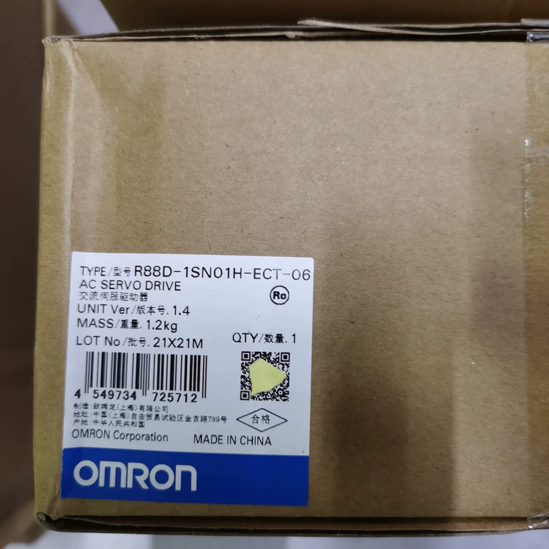 Omron R88D-1SN01H-ECT-06 Servo Drove 1 R88D 1SN01H ECT 06 1769061795385