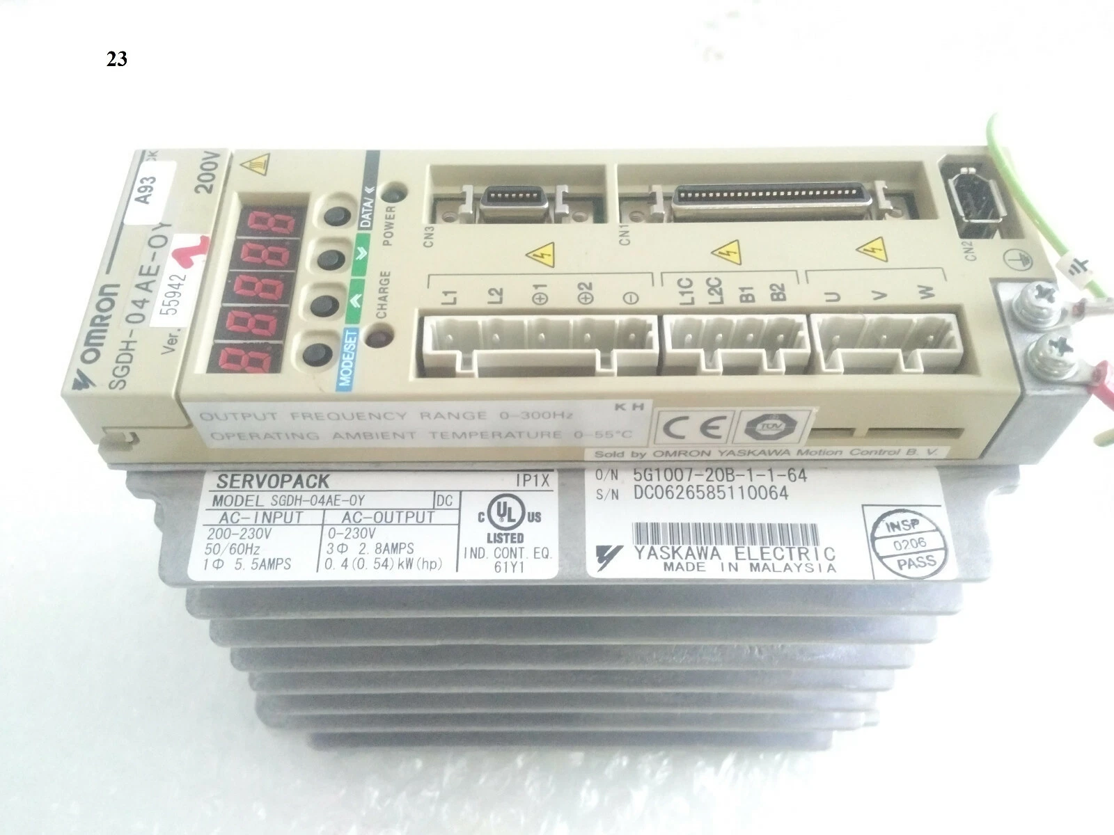 OMRON SGDH-04AE-OY SERVO DRIVER 1 SGDH 04AE OY 1772246265458