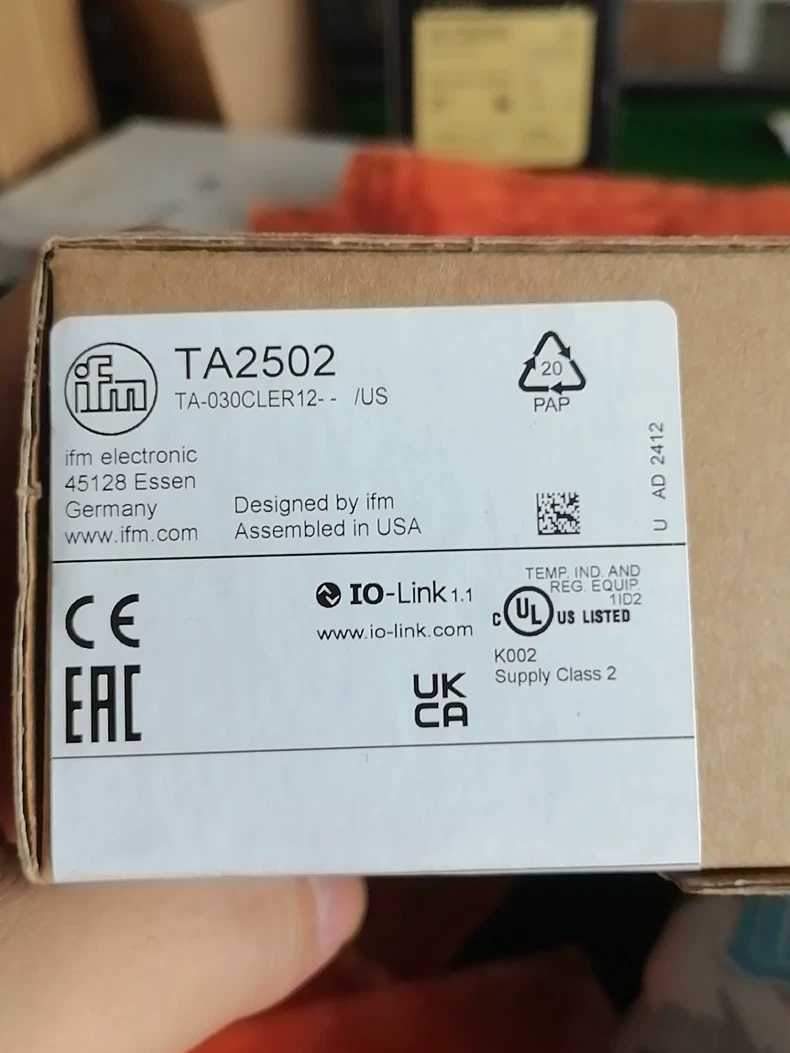 IFM TA2502 temperature sensor 1 TA2502 1769068426141