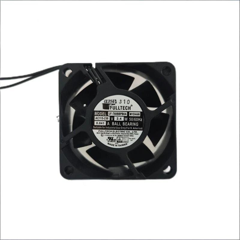 FULLTECH UF-T60BBPB0A M1D4AN 60mm AC 115/230V 2.4W Axial Cabinet Fan 1 UF T60BBPB0A 1768381638494