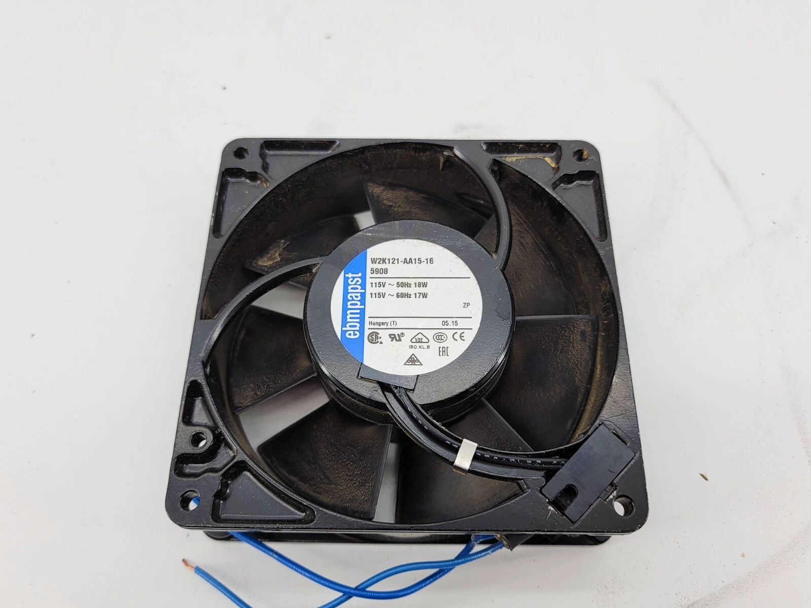 Ebmpapst Fan 5908 W2K121-AA15-16 Axial Fan 115V 127*127*38MM 17/18W Cooling Fan 1 W2K121 AA15 16 1768179932191