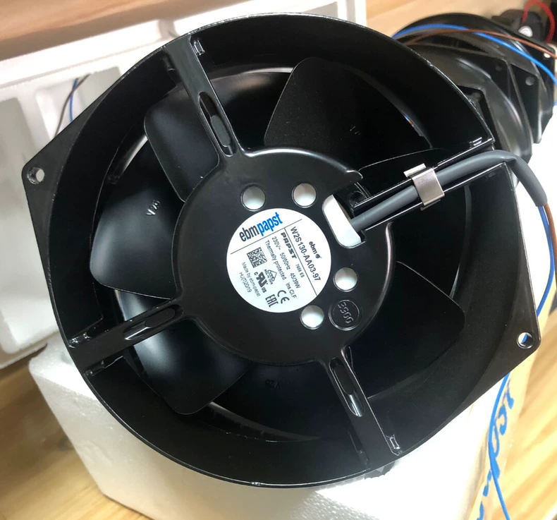 Ebmpapst W2S130-AA03-97 7856ES Axial Fan 230V 39/45W 2800RPM Cabinet Cooling Fan 1 W2S130 AA03 97 1768376939358