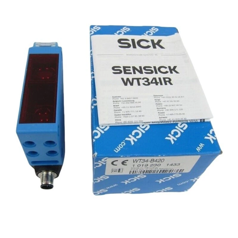 SICK WT34-B420 Photoelectric Sensor 1 WT34 B420 1766472510632