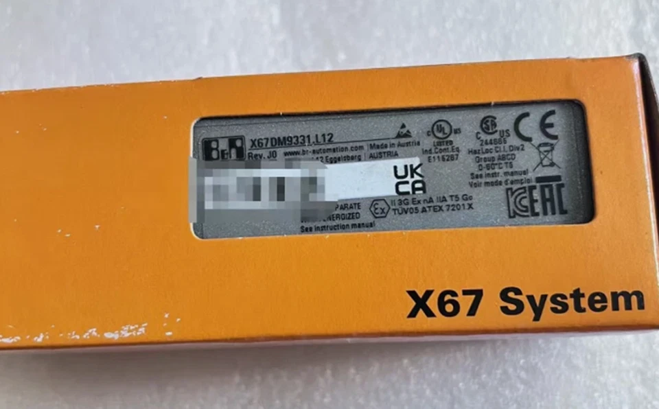 B&R Automation X67DM9331.L12 Rev J0 IO Module 1 X67DM9331 L12 1774401114338
