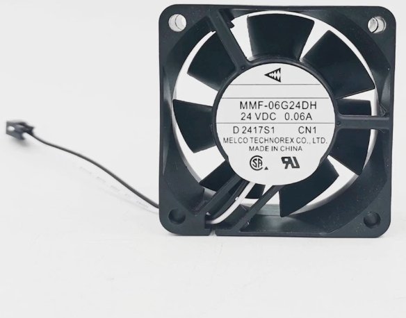 MELCO MMF-06G24DH DC 24V 0.06A 60*60*25MM 2-wires Inverter Cooling Fan 1 dec6e752 d0a0 4ae1 a2b3 80766fec5e98