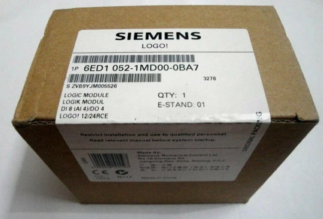 SIEMENS 6ED1052-1MD00-0BA7 module 1 s l1600 6