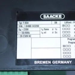 SAACKE Burner Control Unit F-OSA for Industrial Combustion Systems