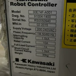 Kawasaki Robot Controller 30E74F-A001 – Advanced Automation Unit