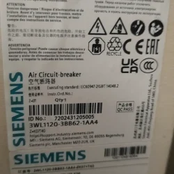 SIEMENS Air Circuit Breaker 3WL1120-3BB62-1AA4 - Durable