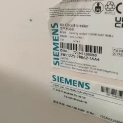 Siemens Air Circuit Breaker 3WL1225-2BB62-1AA4 Reliable Protection