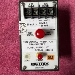 METRIX 5465E-103 Vibration Sensor for Machine Monitoring