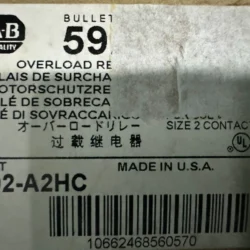 Allen-Bradley 592-A2HC Overload Relay for Motor Protection