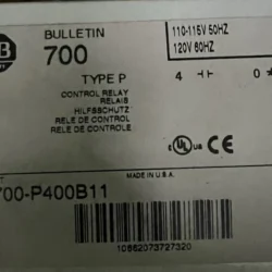 Allen-Bradley 700-P400B11 Control Relay High Performance