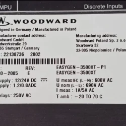 8440-2085 Woodward Genset Controller: Efficient Generator Control