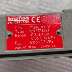 Trafag Pressure Transmitter Model 920.2374.931 Accurate Measurement