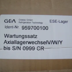 GEA Thrust Bearing Replacement Kit Model 959700100
