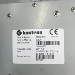 ASMC2177 TRUMPF Laser Controller - Precision Laser Control