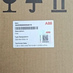 ABB Centrifugal Fan D2D160-CE02-16 3AXD50000004019 - High Performance