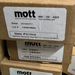 Mott DEF408HFF11 Industrial Filter for Fluid Purification