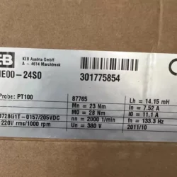 KEB Servo Motor Model E5SME00-24S0 301775854 Industrial Use