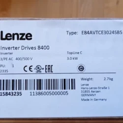 E84AVTCE3024SBS Lenze Inverter: Variable Speed Drive