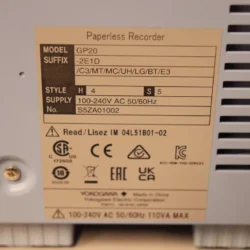 GP20-2E Yokogawa Recorder - High-Precision Chart Monitoring