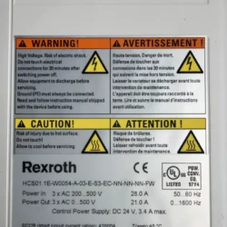 HCS01.1E-W0054-A-03-E-S3-EC-NN-NN-FW REXROTH Drive - Advanced